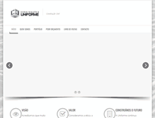 Tablet Screenshot of construcoesuniforme.com